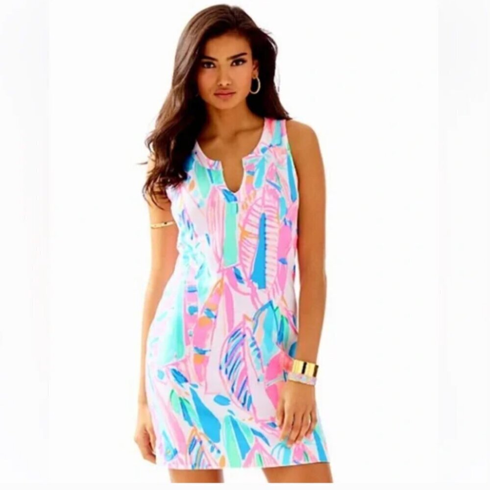 Lilly Pulitzer Estrada Out to Sea Flat French Terry Shift Dress